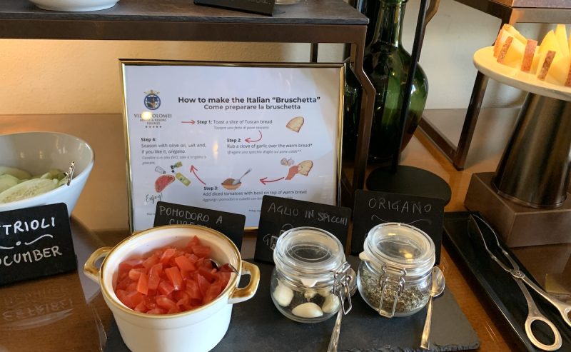 Piccoli dettagli che fanno la differenza: la bruschetta station